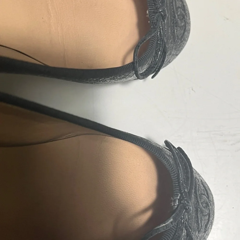 CHANEL Textured Black Loafers
